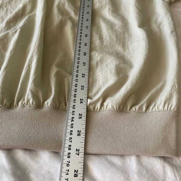 FOX GOLF Vintage Men's Cream/Beige Pullover Nylon Windbreaker Jacket‎ Size Large - Picture 12 of 14